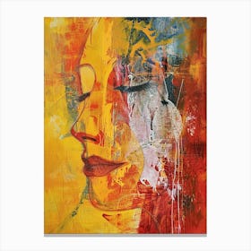 Face Of A Woman 2 Canvas Print