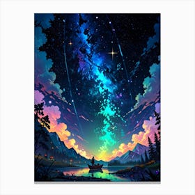 Galaxy Hd Wallpaper Canvas Print