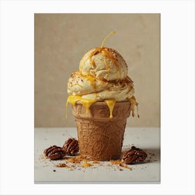 Ice Cream In A Cup Canvas Print