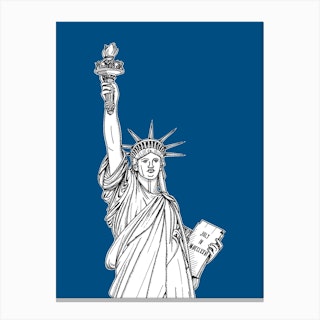 The Statue Of Liberty Canvas Print