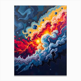 'Cosmic Explosion' Canvas Print