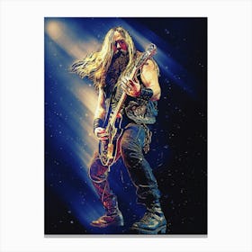 Superstars Of Zakk Wylde S Black Label Society Canvas Print