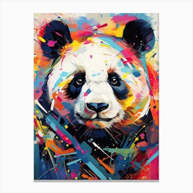 Panda Art In Contemporary Art Style 1 Canvas Print