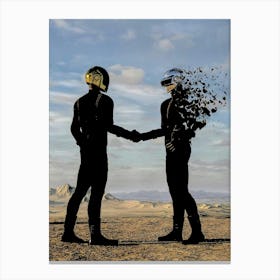 Daft Punk - Flamingo Canvas Print