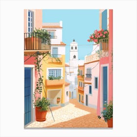 Faro Portugal 2 Illustration Canvas Print