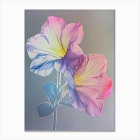 Iridescent Flower Petunia Canvas Print