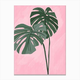 Monstera Leaf 1 Canvas Print