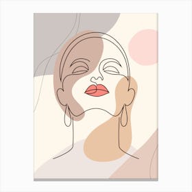 Portrait Of A Woman.9 Canvas Print