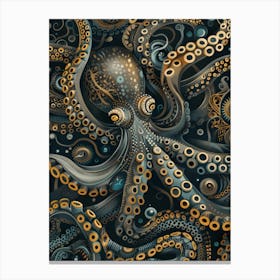 Octopus 17 Canvas Print