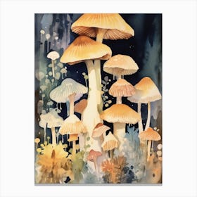 Mushroom Watercolour 9 Canvas Print