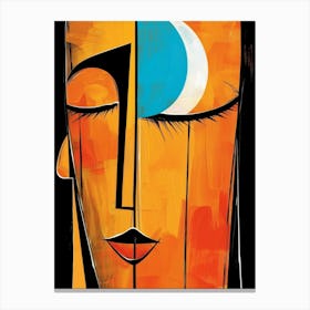 Face Of The Moon 1 Canvas Print