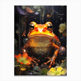 Frog Art Canvas Print