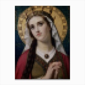 Saint Elizabeth Of Hungary Hugues Merle (French, 1879) Canvas Print