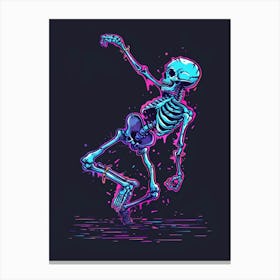 Skeleton Dancer Canvas Print