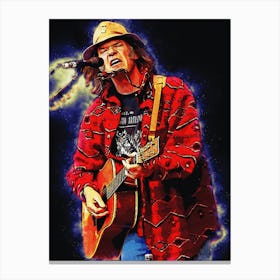 Spirit Of Neil Young Canvas Print