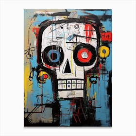 Halloween Street Art Canvas Print