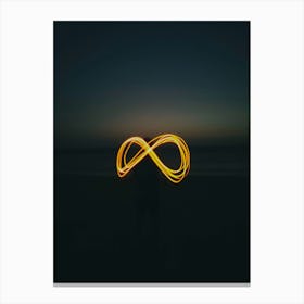 Infinity Symbol Canvas Print