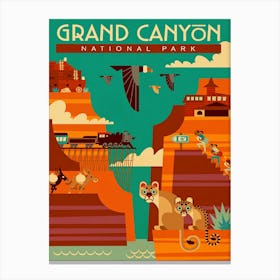 Grand Canyon National Park 5 Canvas Print