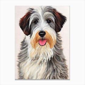 Sealyham Terrier 5 Watercolour dog Canvas Print
