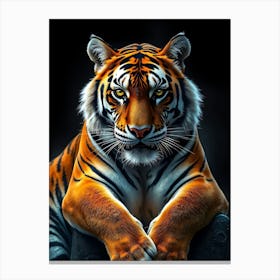 Wild Animal Creative Portrait 133 Canvas Print