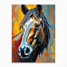 Horse Portrait Canvas Print