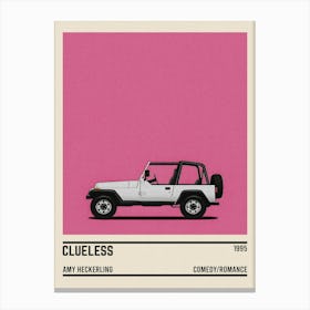 Clueless Movie Car Canvas Print