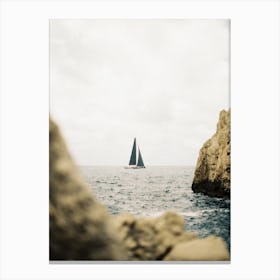 Boat In Capri Canvas Print