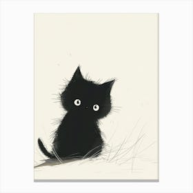 Black Cat Canvas Print