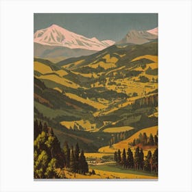 Peneda Vintage Poster Canvas Print