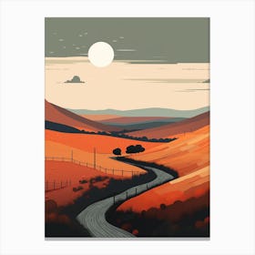The Speyside Way Scotland 2 Hiking Trail Landscape Canvas Print