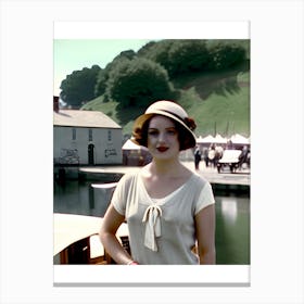 1920s Marina~Reimagined 1 Canvas Print