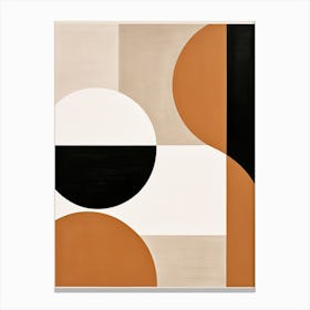 Black And White Hagen Geometric Dream Canvas Print