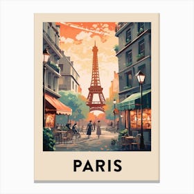 Vintage Travel Poster Paris 3 Canvas Print