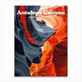 Antelope Canyon Navajo Tribal Park Travel Art Canvas Print