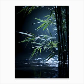 Bamboo Tree In Water 3 Canvas Print