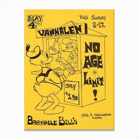 May 4th This Sunday No Age Limit Barnacle Bill S Poster Canvas Print