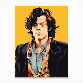 Harry Styles Retro Portrait 3 Canvas Print