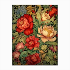 Floral Wallpaper 27 Canvas Print