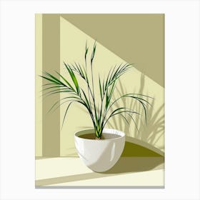 Plant In A Pot 44 Canvas Print