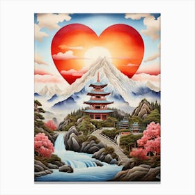 Heart Of Japan Canvas Print