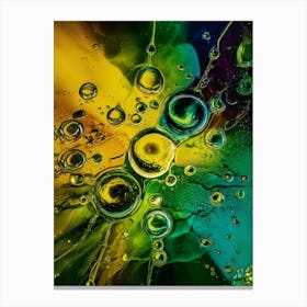 Water Droplets Canvas Print