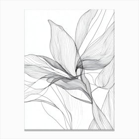 Abstract Flower 3 Canvas Print