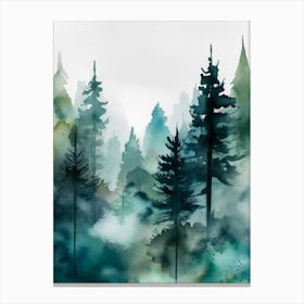 forest trees Canvas Print