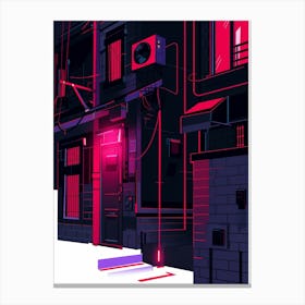 Neon City 2 Canvas Print