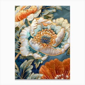 Chinese Silk Embroidery Canvas Print