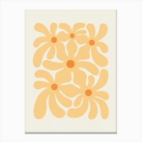 Funky Flowers Canvas Print