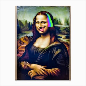 Mona Lisa The Grinning Gioconda Canvas Print