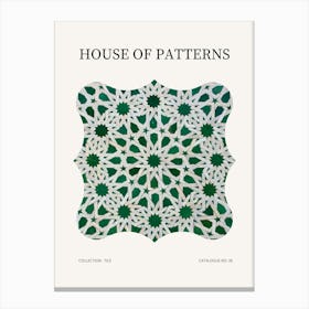 Tile Pattern Poster 39 Canvas Print