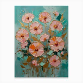 Pink Poppies Canvas Print