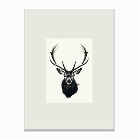 Deer Head 13 Canvas Print